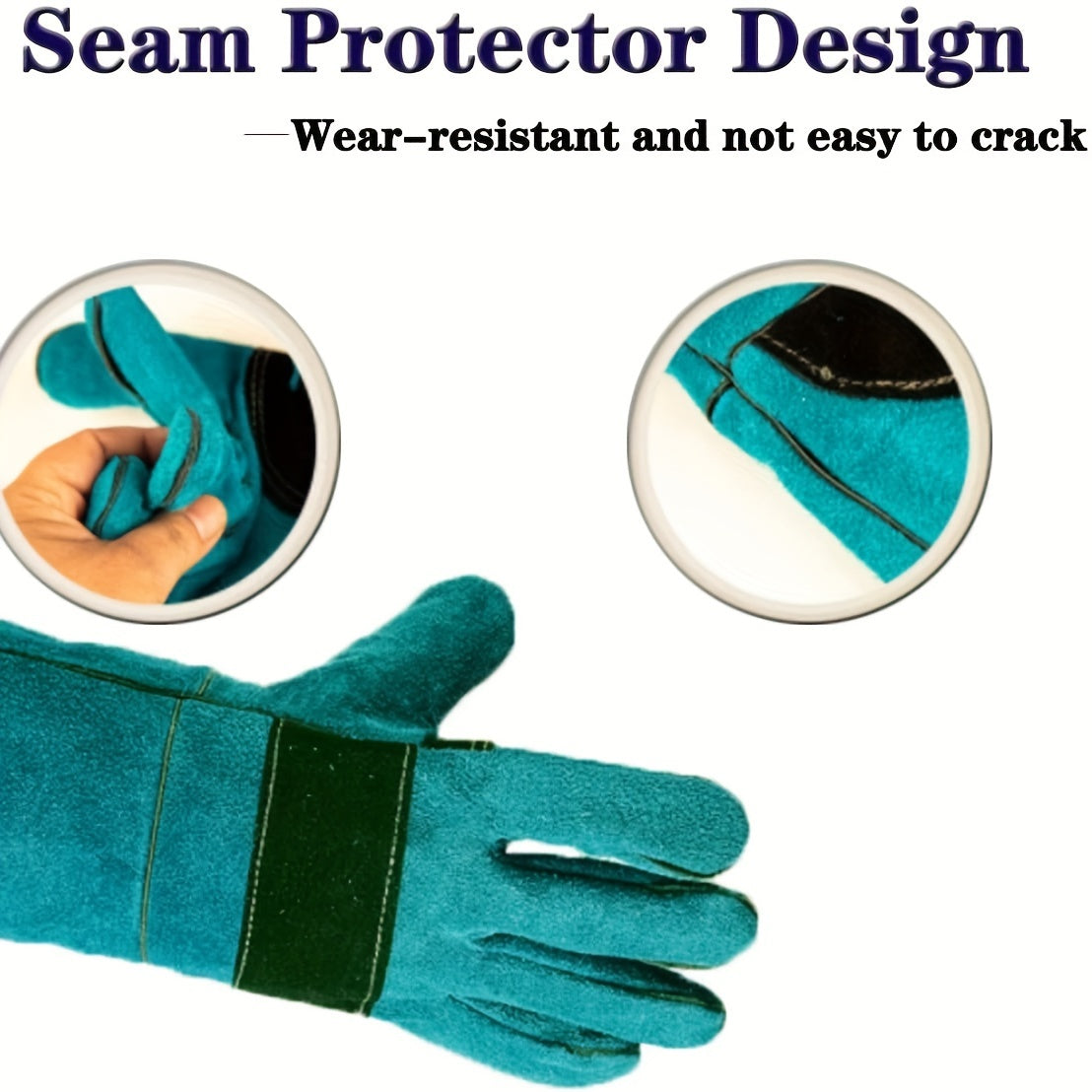 17.72inch Thickened Dog Training Gloves - Anti-Scratch Protection