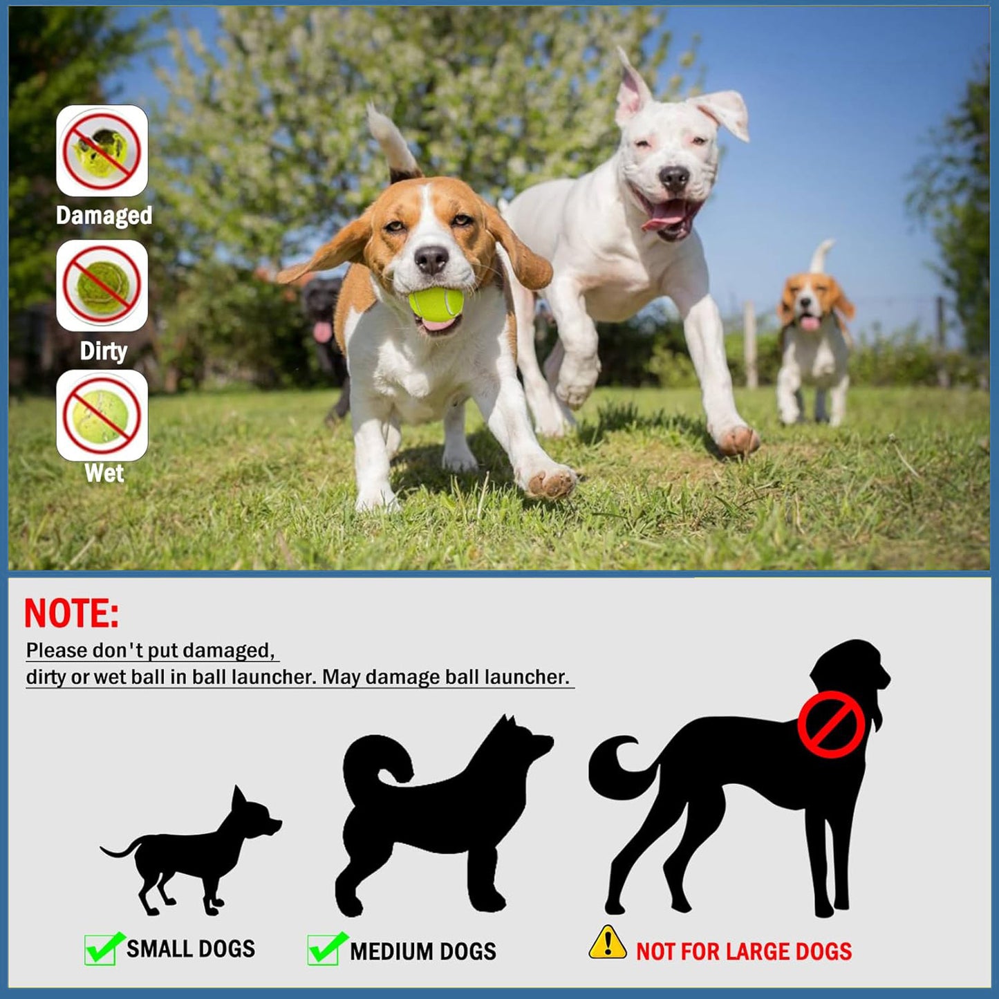 Vivicreate Automatic Dog Ball Launcher Interactive Fetch Toy