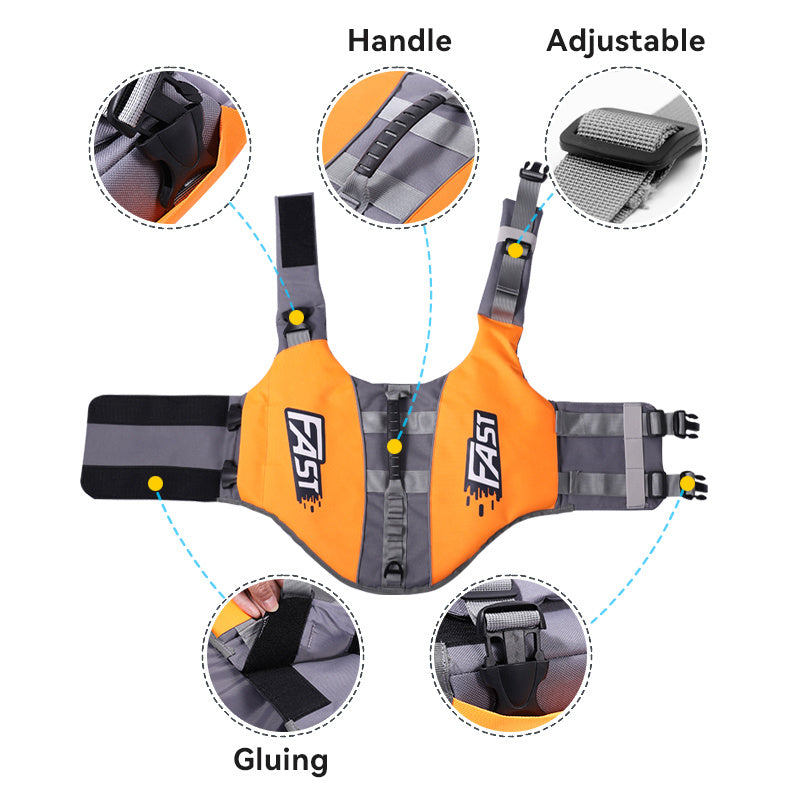 Ultimate Dog Life Jacket - Reflective and Durable Safety