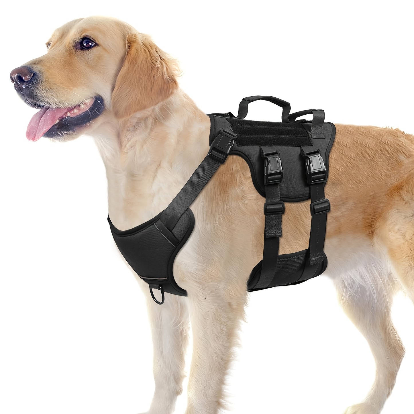 Escape-Proof Dog Harness - Reflective No-Pull Vest for Large Dogs