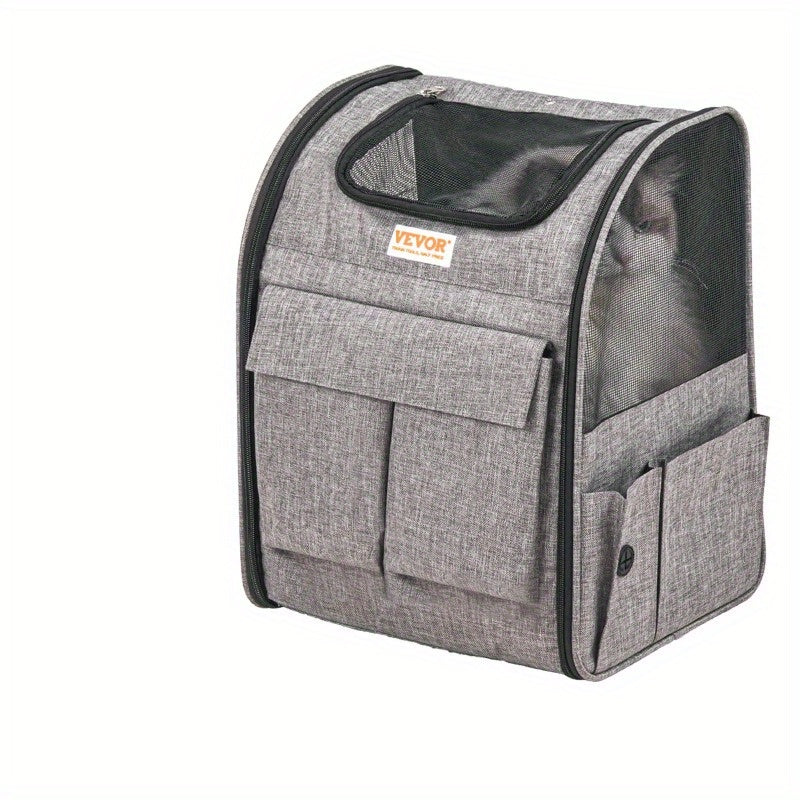 VEVOR Rolling Pet Carrier Backpack for Travel with Removable Wheels