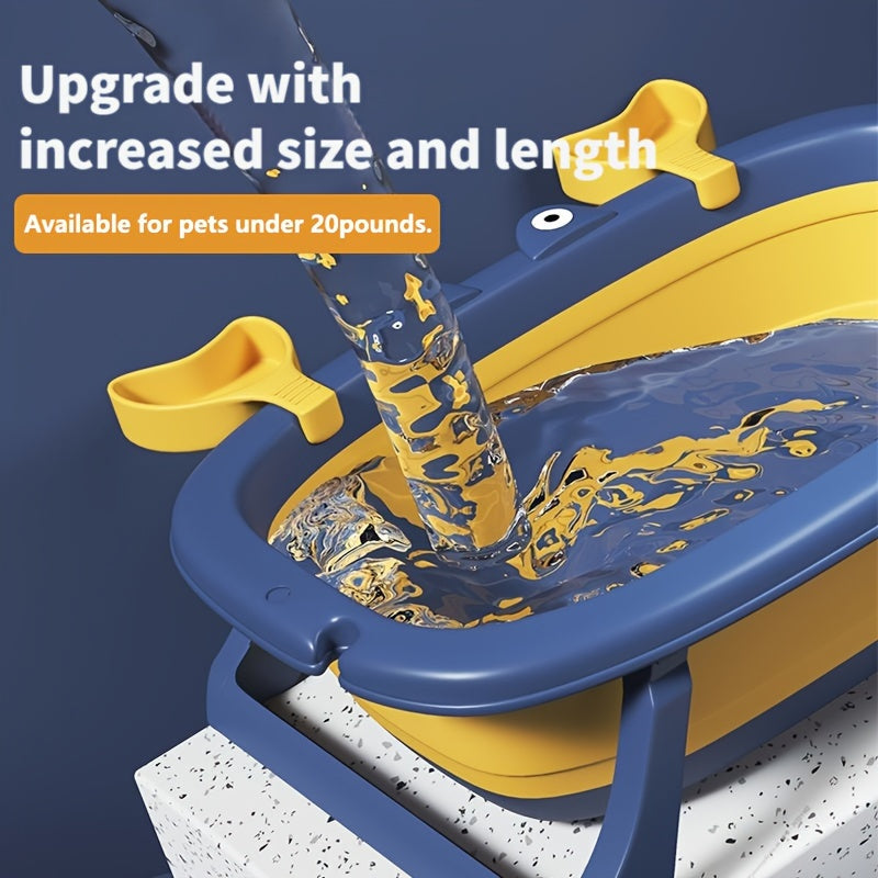 Up To 20 Lbs Durable Portable Pet Bath Tub For Small Pets