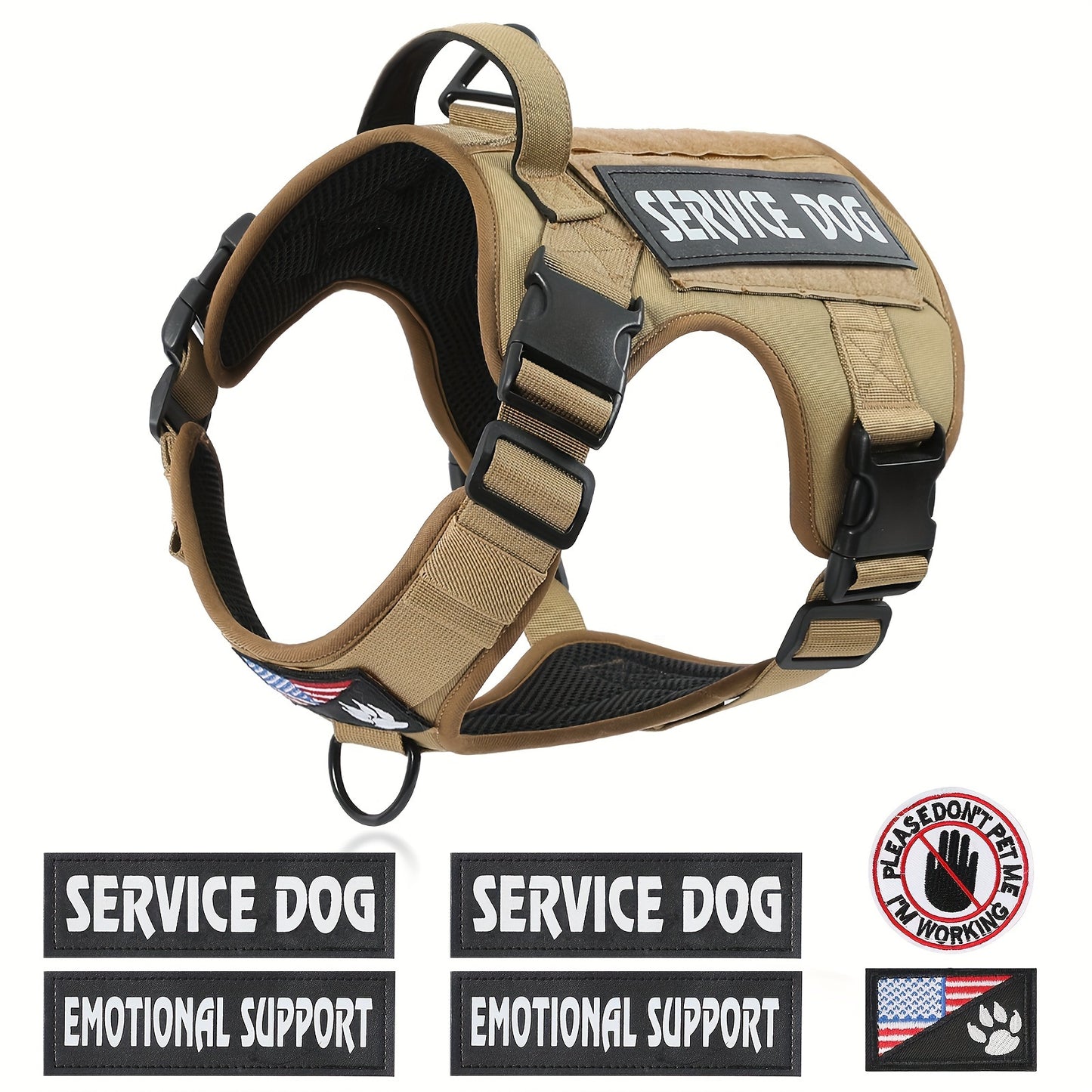 Tactical Pet Chest Harness for Ultimate Comfort and Control
