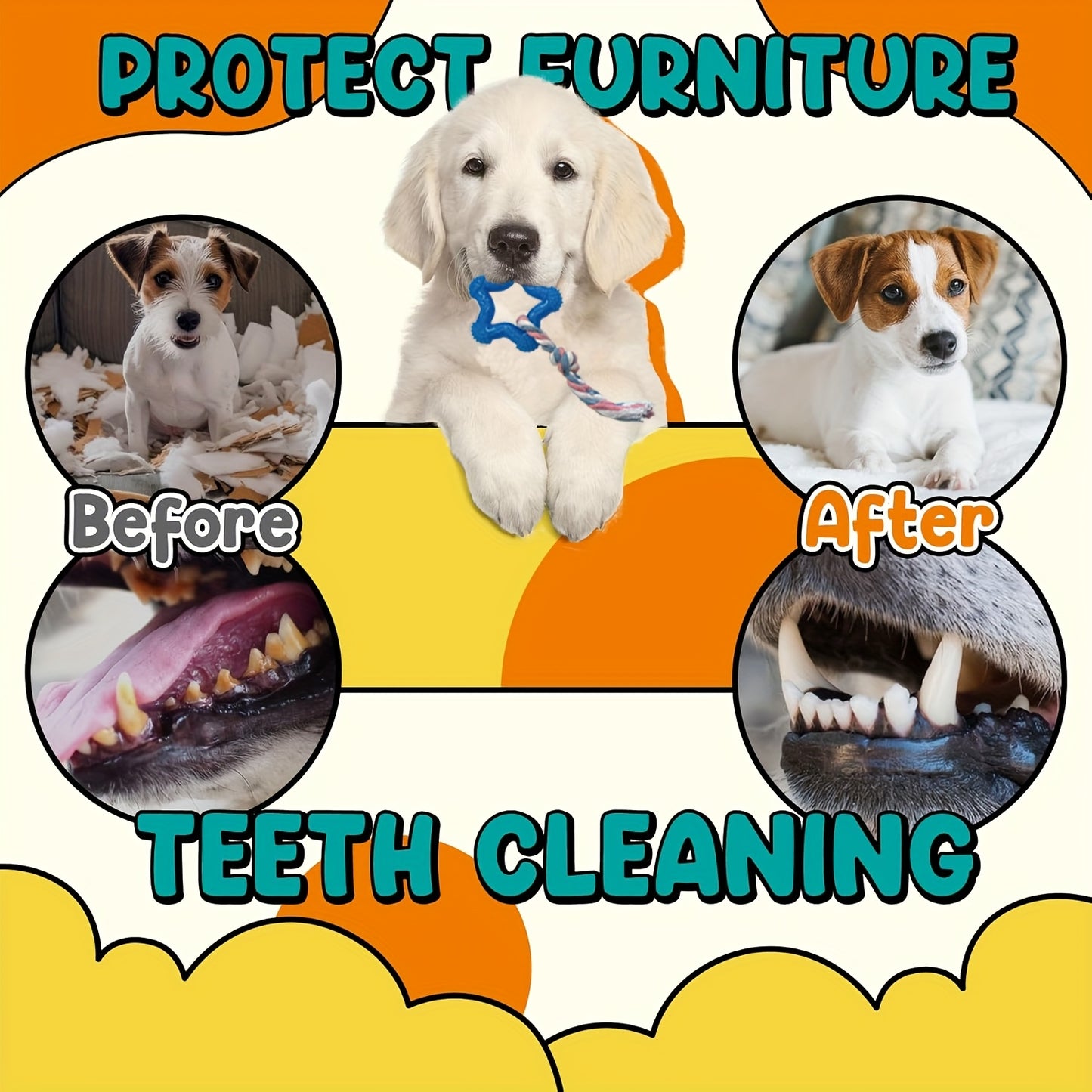 Ultimate Puppy Chew Toy Set for Teething and Dental Health