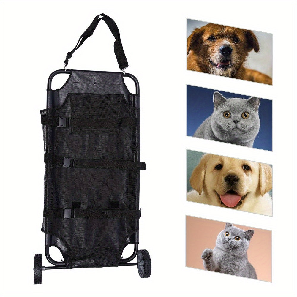 Pet Transport Stretcher Mobile Trolley for Emergency Animal Care
