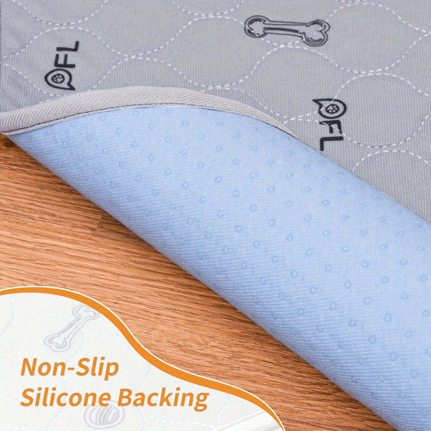 Absorbent Reusable Pee Pads for Dogs - Non-Slip Waterproof