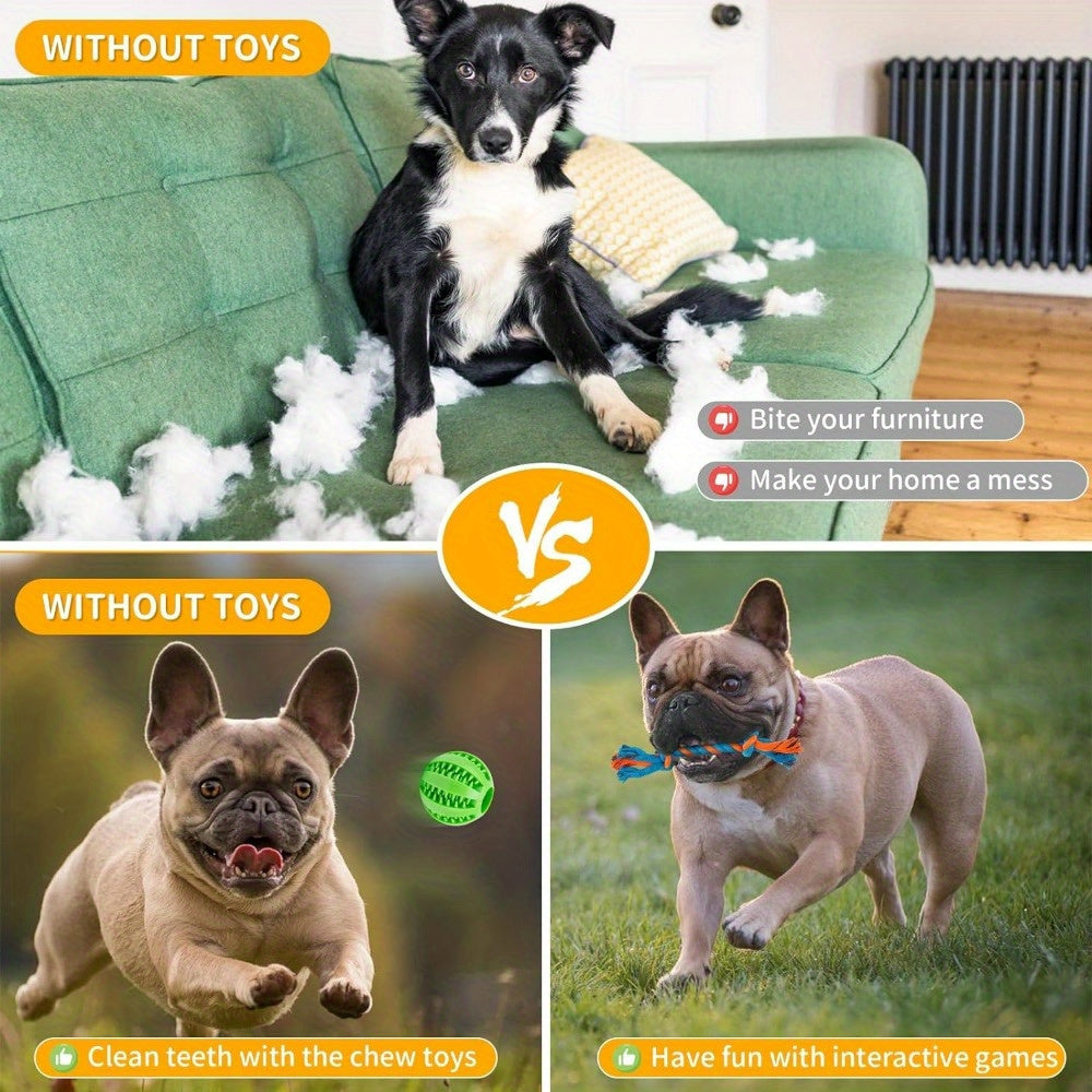 Interactive Dog Toy Set for Small and Medium Dogs