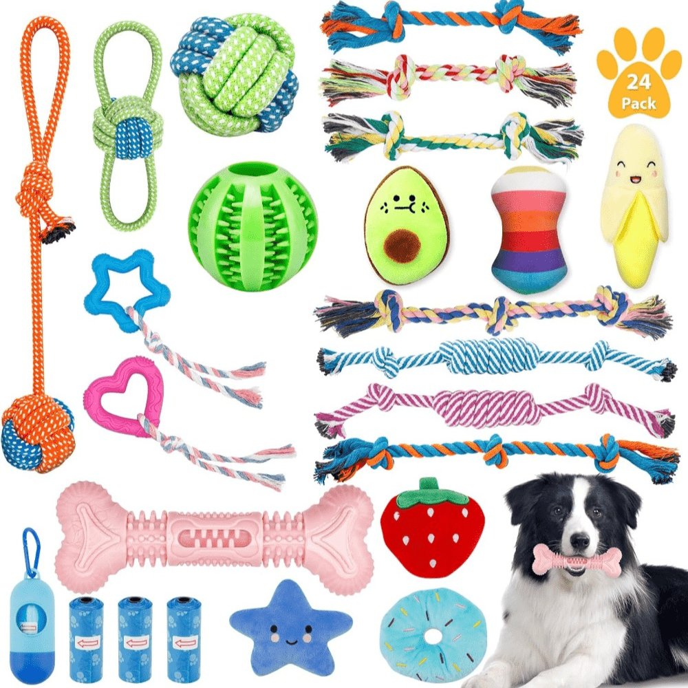 Interactive Dog Toy Set for Small and Medium Dogs