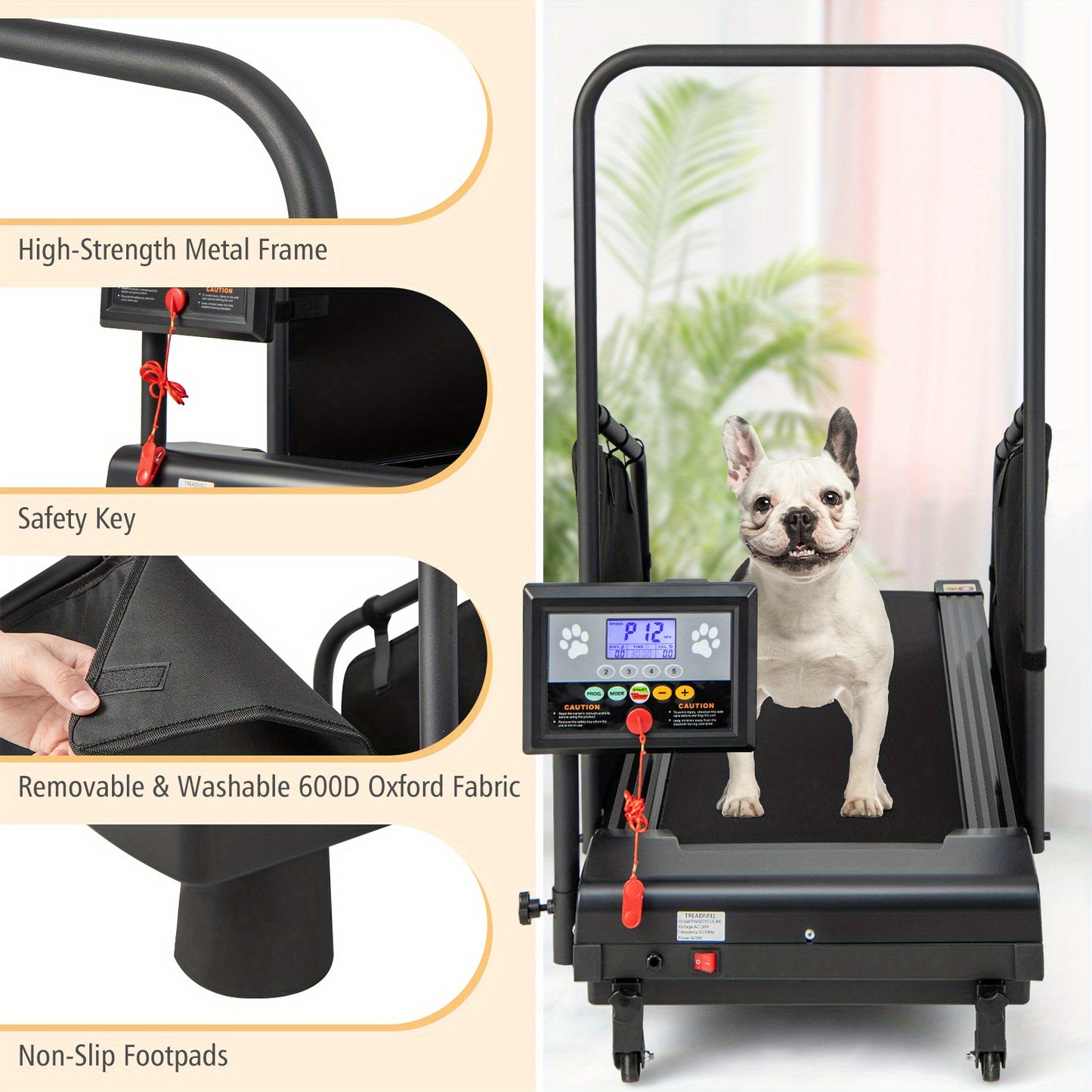 Lifezeal Dog Treadmill for Small/Medium Dogs Indoor Exercise