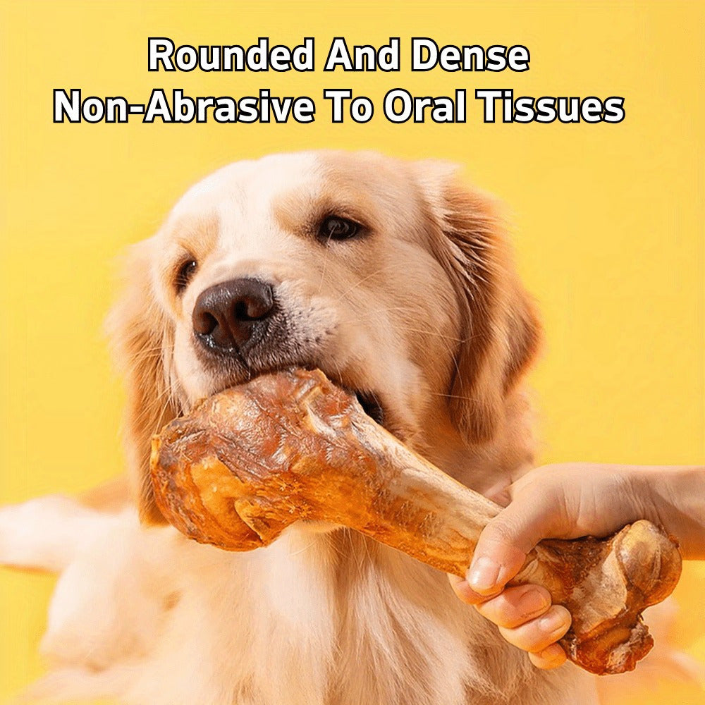 Natural Beef Dog Bones Tough Chew Toys for Aggressive Chewers