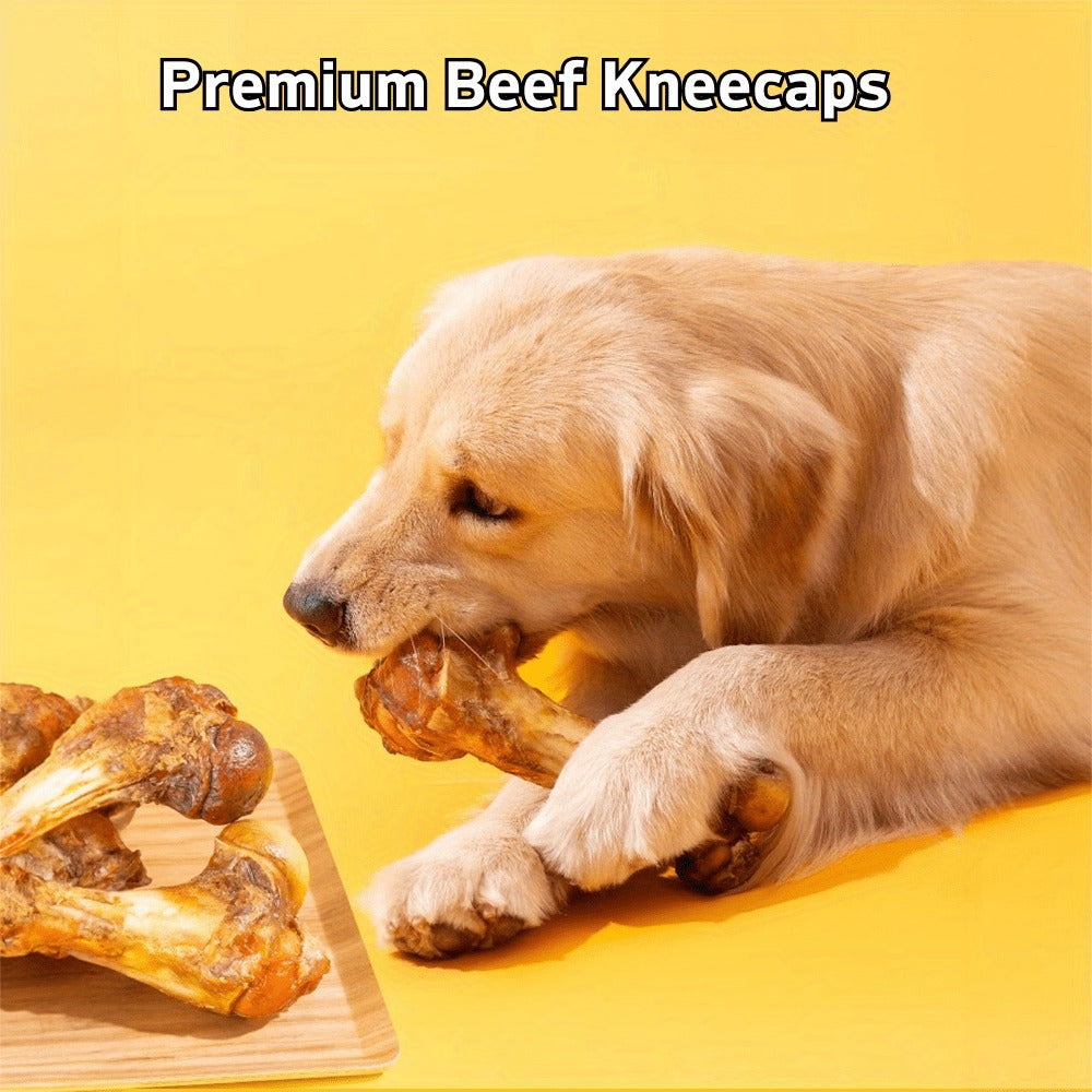Natural Beef Dog Bones Tough Chew Toys for Aggressive Chewers