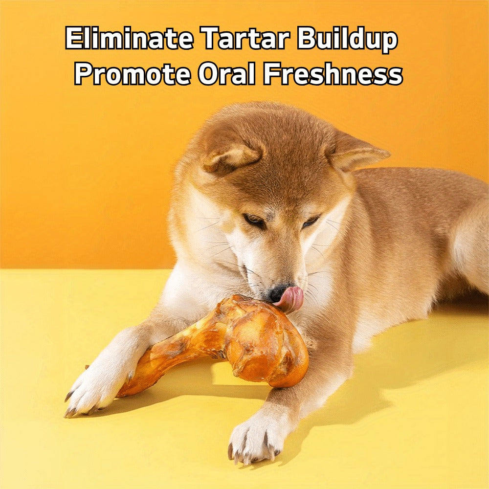 Natural Beef Dog Bones Tough Chew Toys for Aggressive Chewers