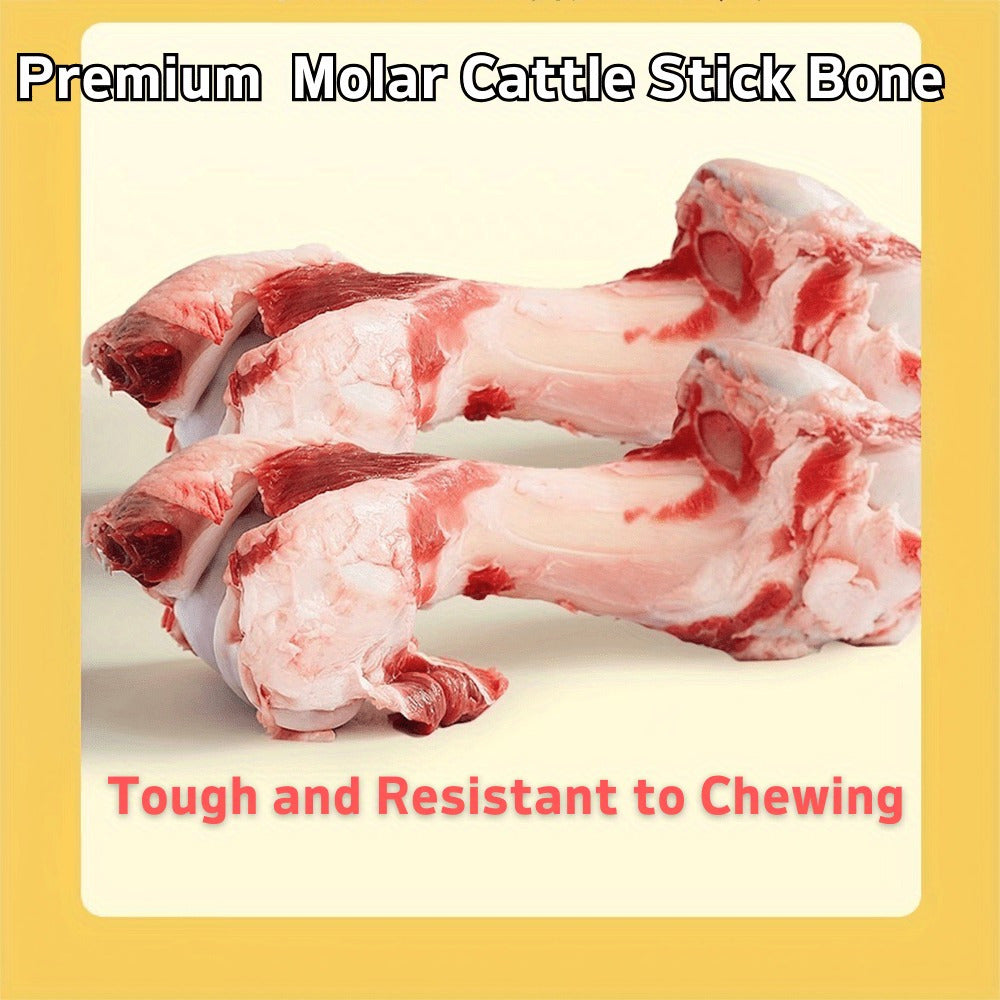 Natural Beef Dog Bones Tough Chew Toys for Aggressive Chewers