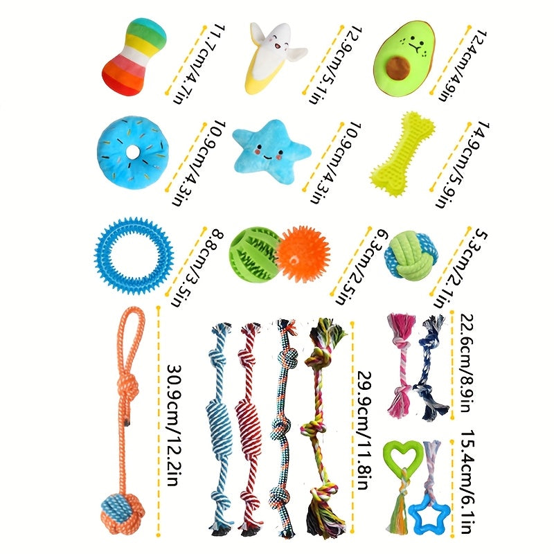 Ultimate Puppy Chew Toy Set for Teething and Dental Health