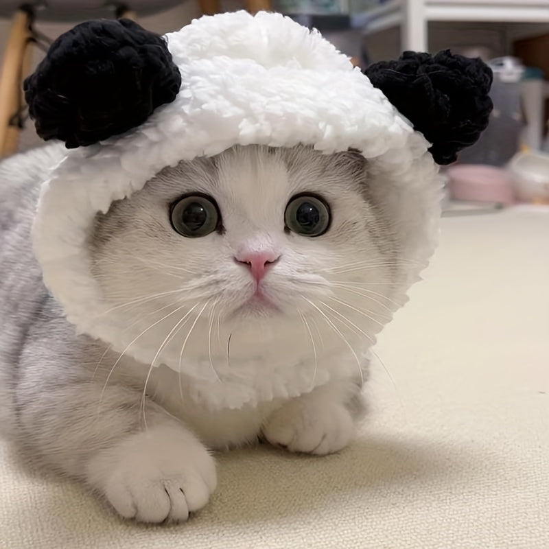 Cute Cat Costume Bear Hats for Pets Holiday Headwear