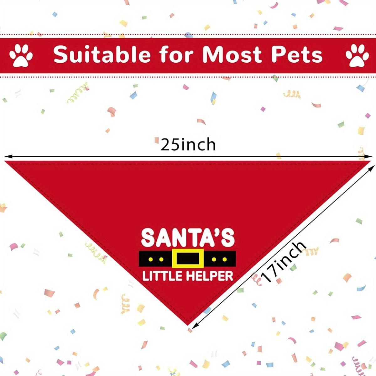 Adjustable Patriotic Holiday Bandanas for Large Dogs 9pcs Set