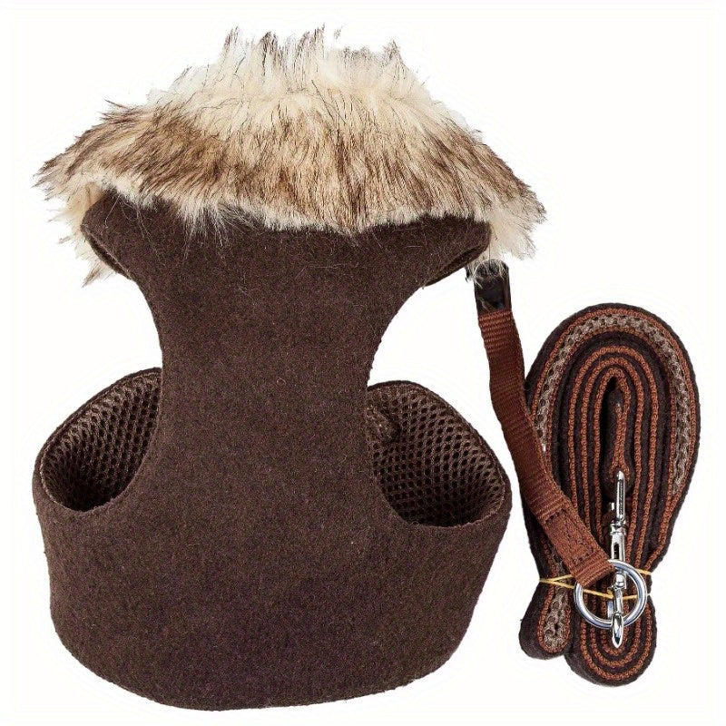 Furracious Luxe 2-in-1 Adjustable Dog Harness and Leash Set