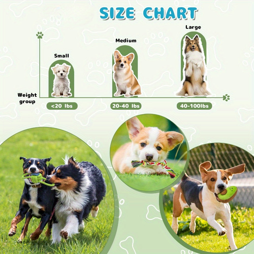 Interactive Dog Toy Set for Small and Medium Dogs