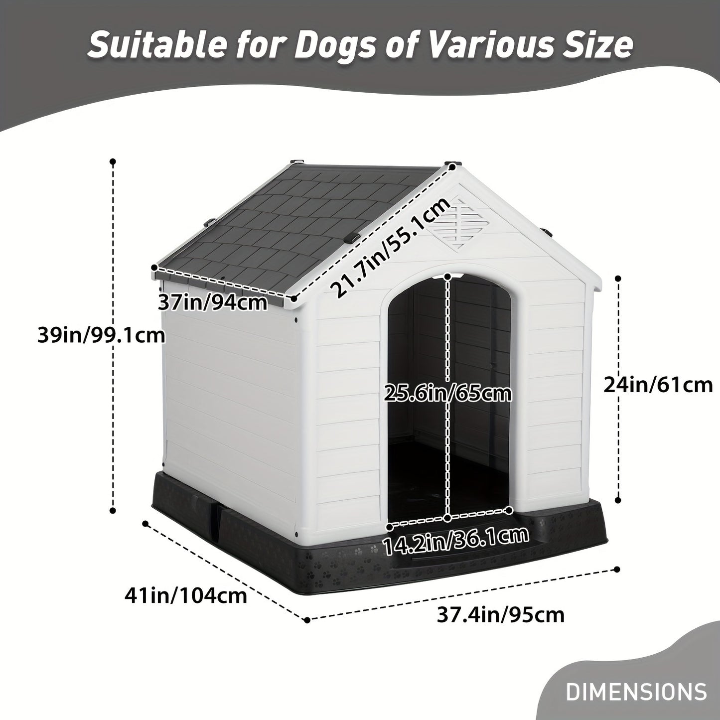 Durable Waterproof Dog Shelter for Outdoor Comfort and Protection