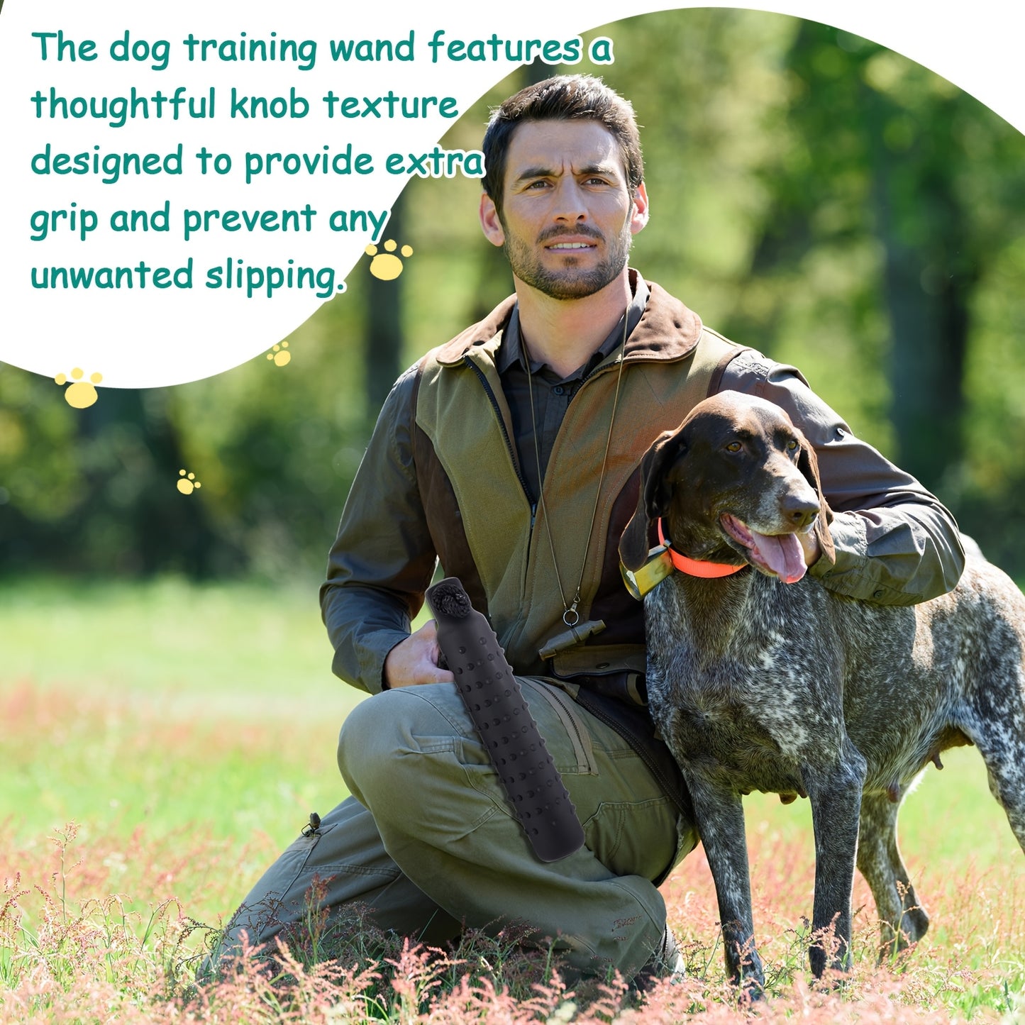 4pcs Dog Training Bumper With Throw Rope 11 X 2 Inch