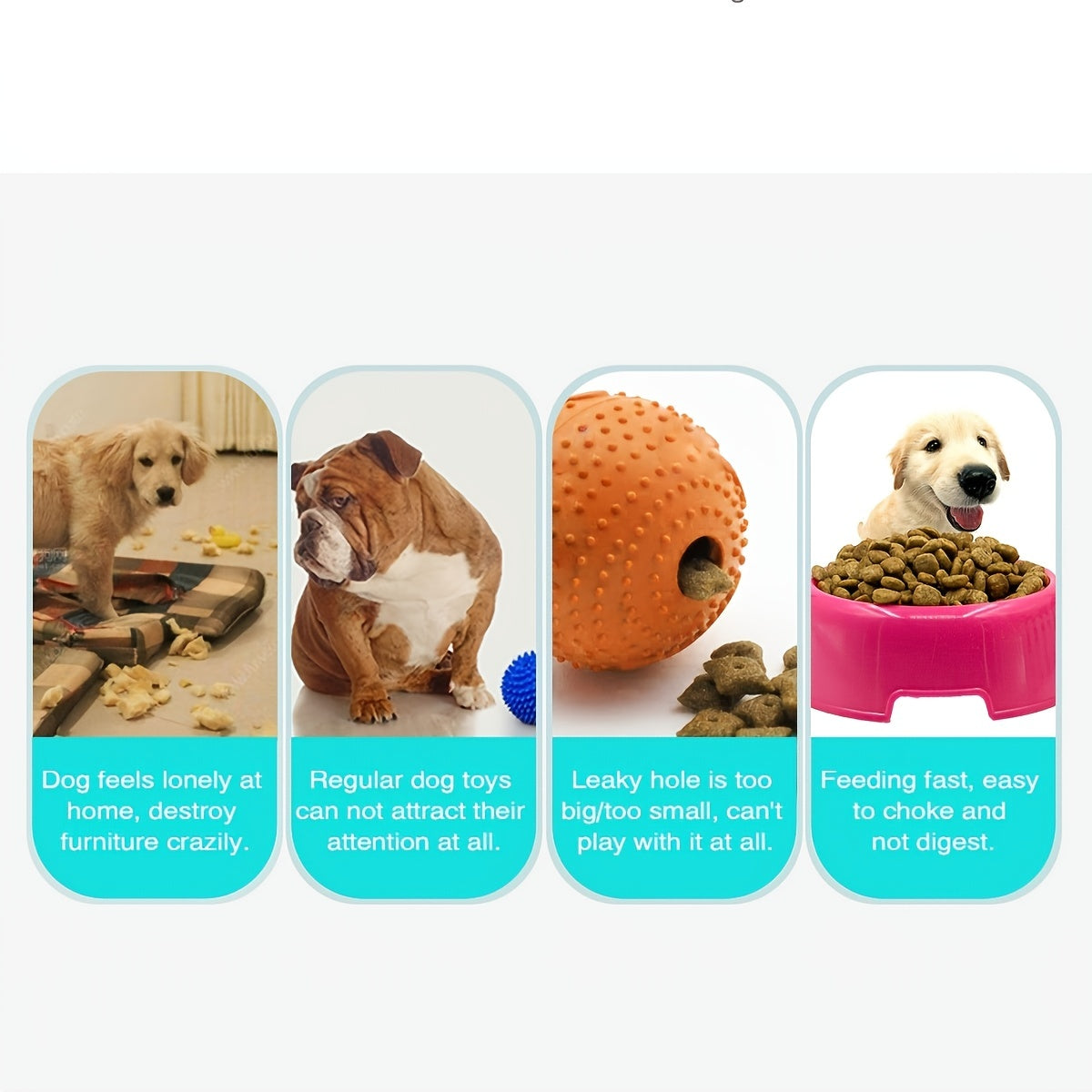 Interactive Dog Treat Puzzle Ball and Pet Nail Grinder Set