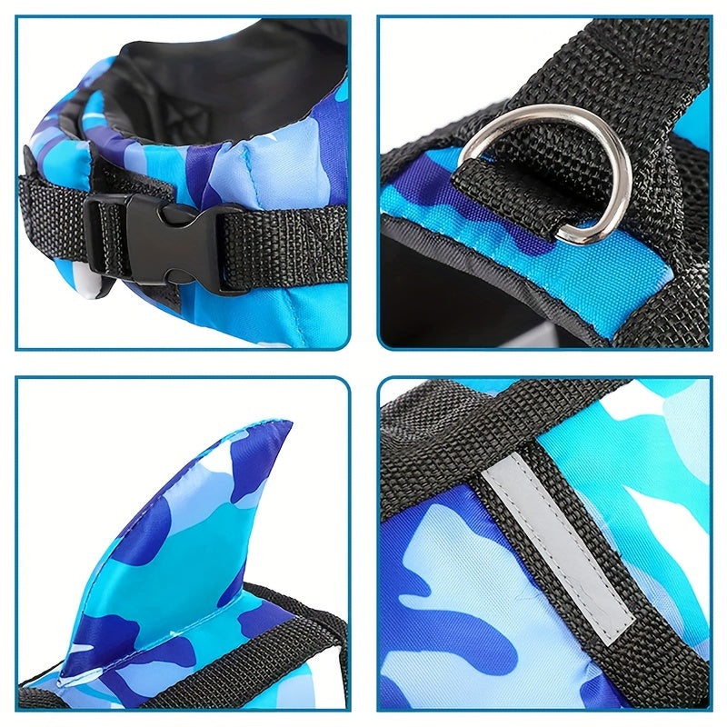 Adjustable Floating Dog Vest for Safe Beach Adventures