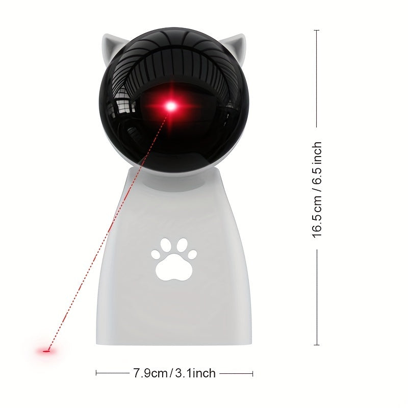 Interactive Laser Pointer Cat Toys For Indoor Cats - USB Rechargeable, 3 Modes, Ideal Holiday Gifts