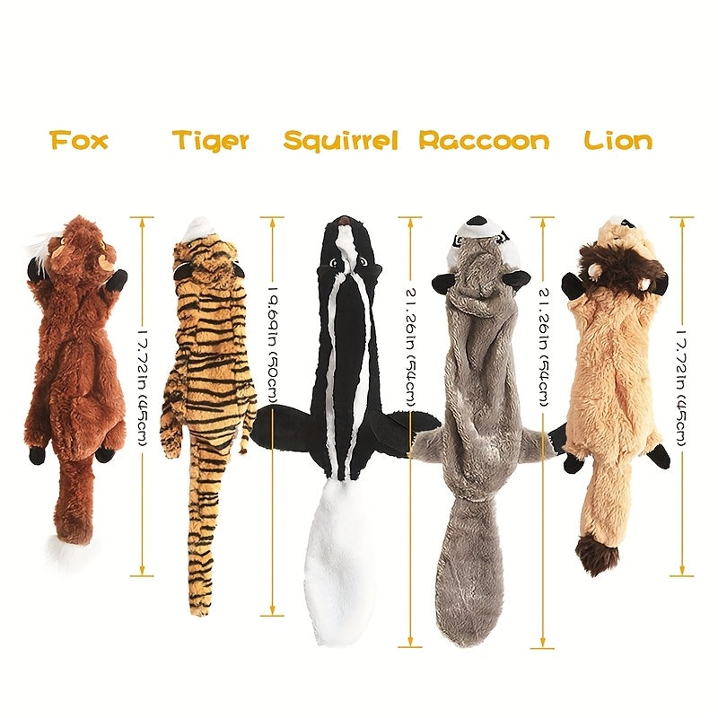 Durable Plush Dog Squeaky Chew Toy for Small Medium Dogs