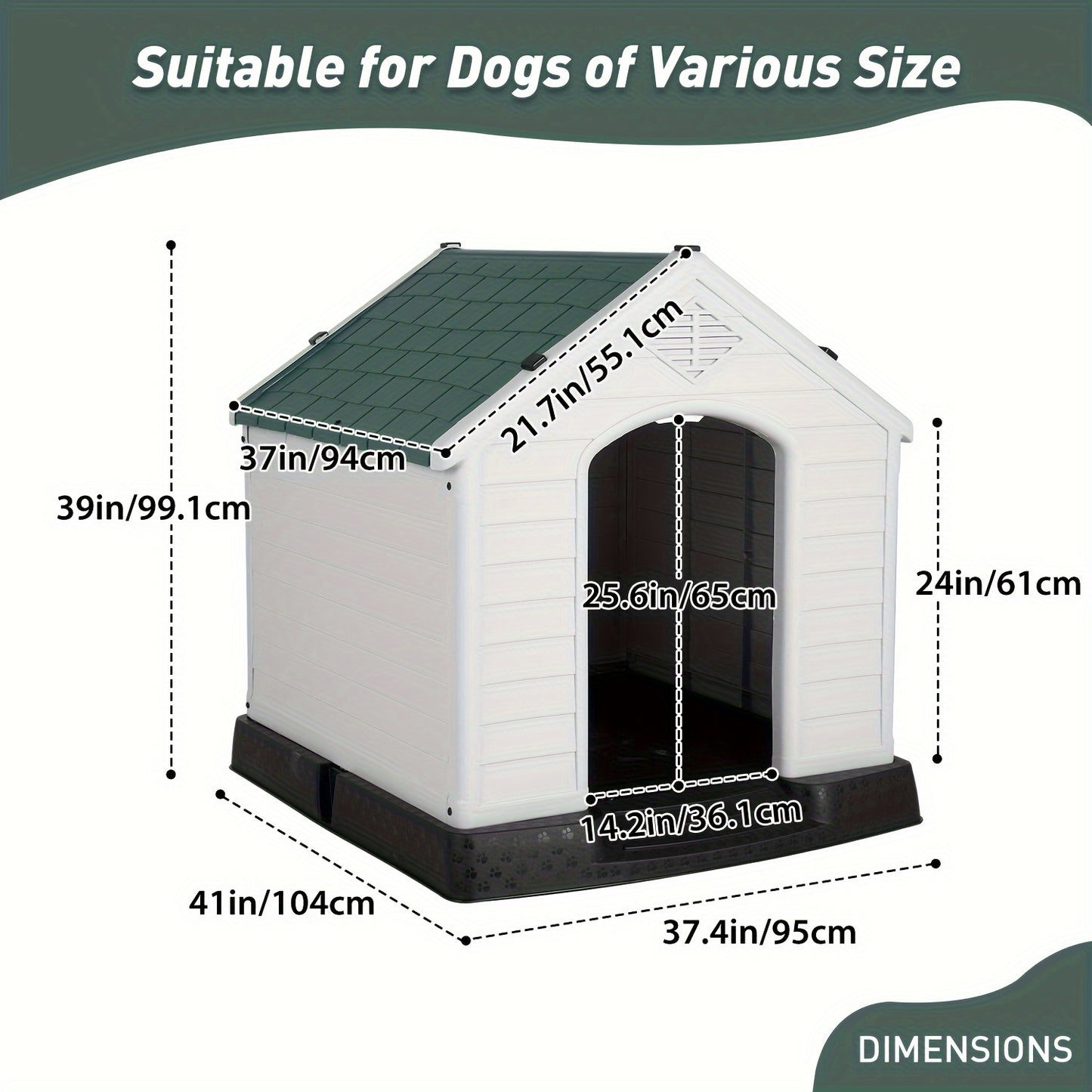Durable Waterproof Dog Shelter for Outdoor Comfort and Protection