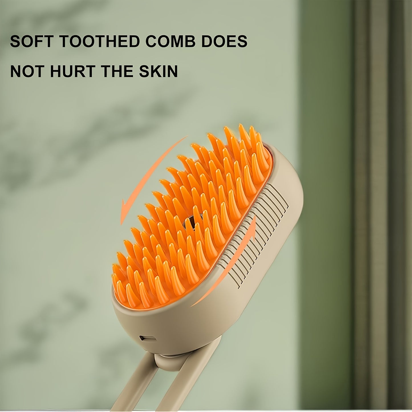 2pcs Cat Grooming Brush with Steam Function for All Coats
