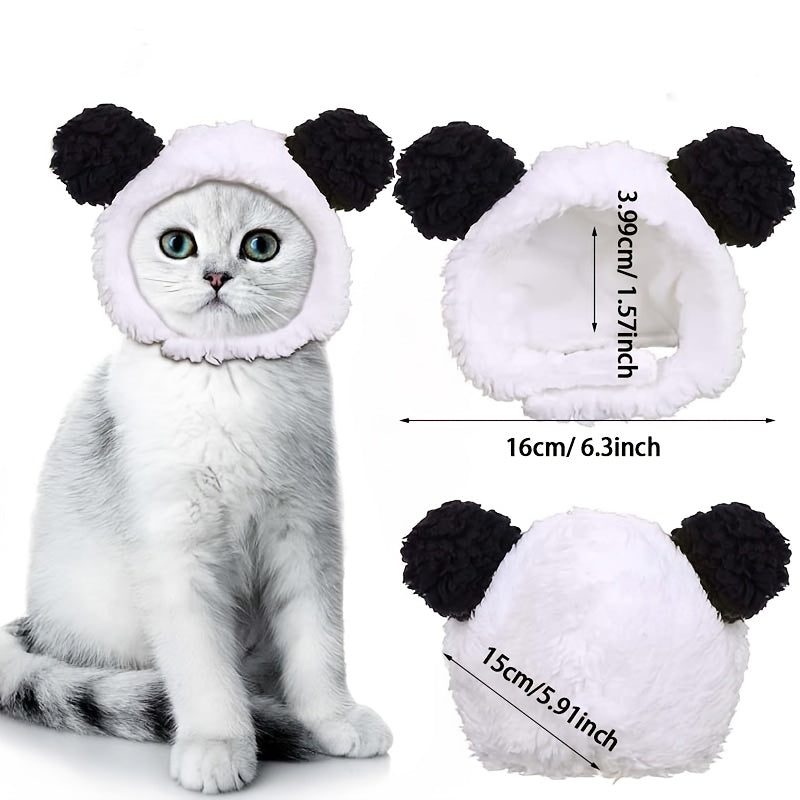 Cute Cat Costume Bear Hats for Pets Holiday Headwear