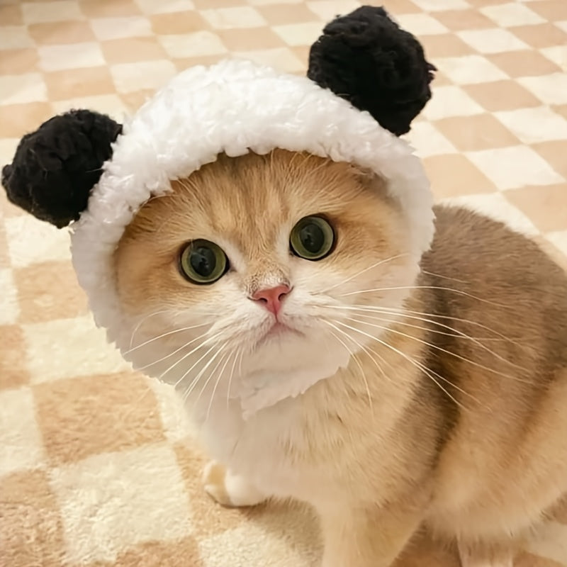 Cute Cat Costume Bear Hats for Pets Holiday Headwear