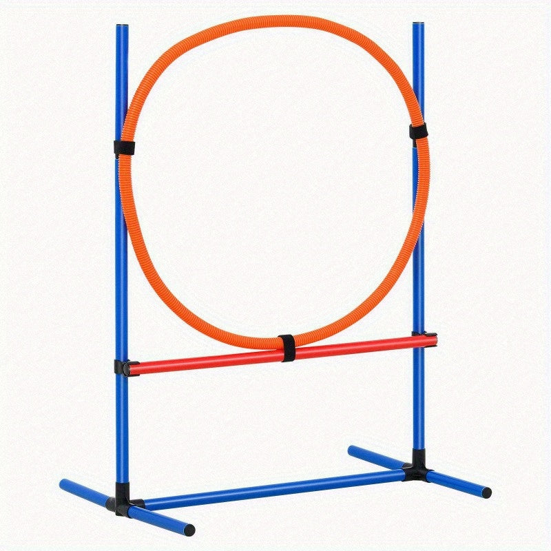 VEVOR 4pcs Dog Agility Training Set with Hurdles and Rings