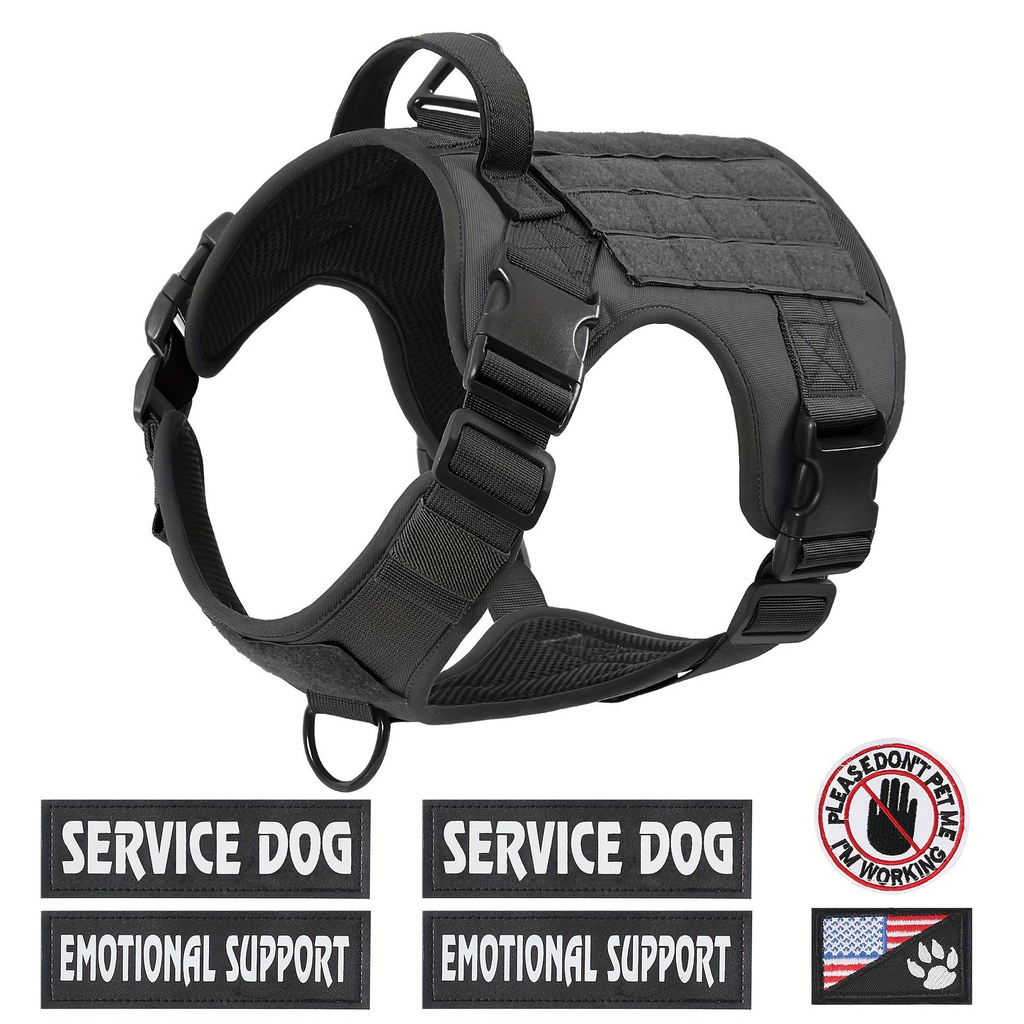 Tactical Pet Chest Harness for Ultimate Comfort and Control