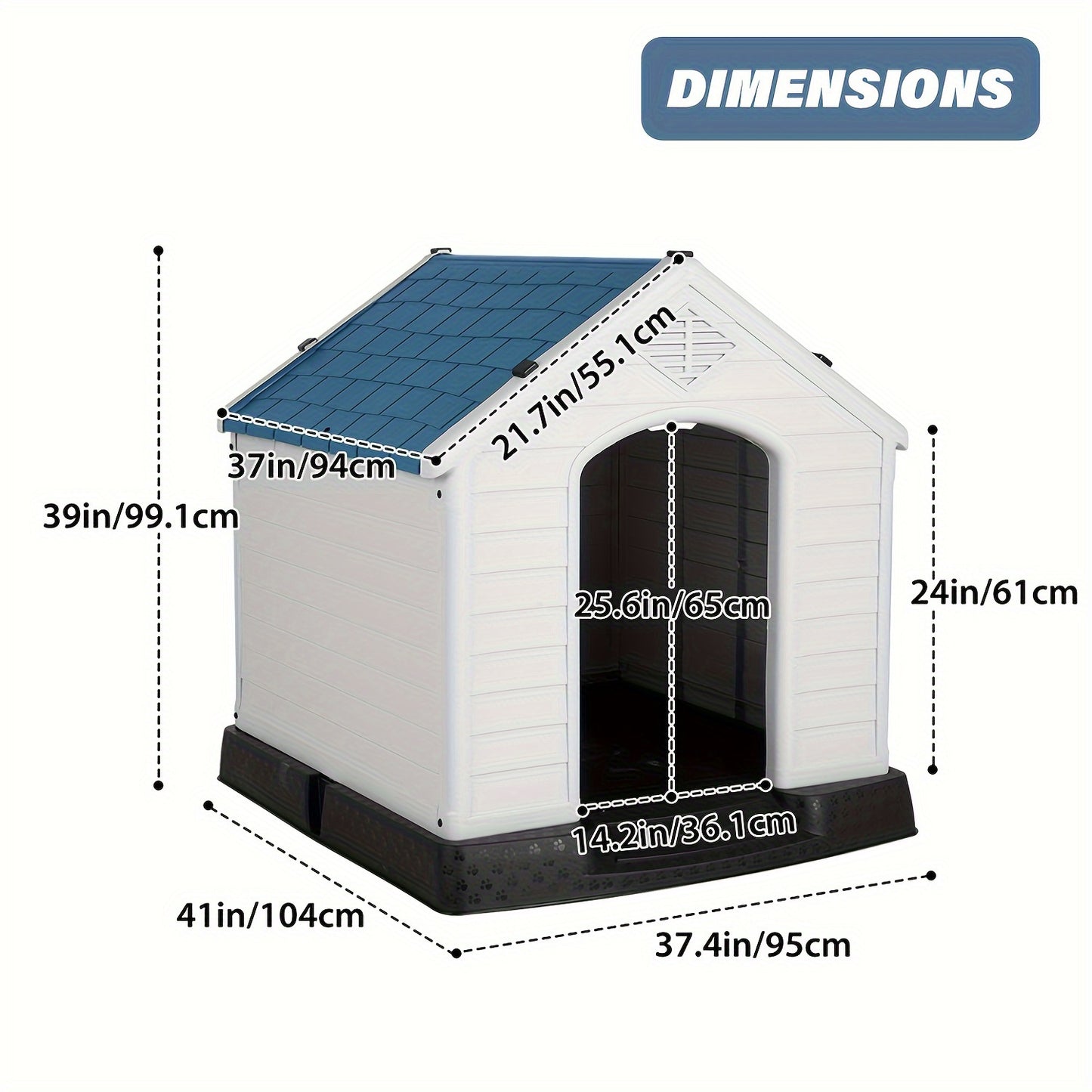 Durable Waterproof Dog Shelter for Outdoor Comfort and Protection