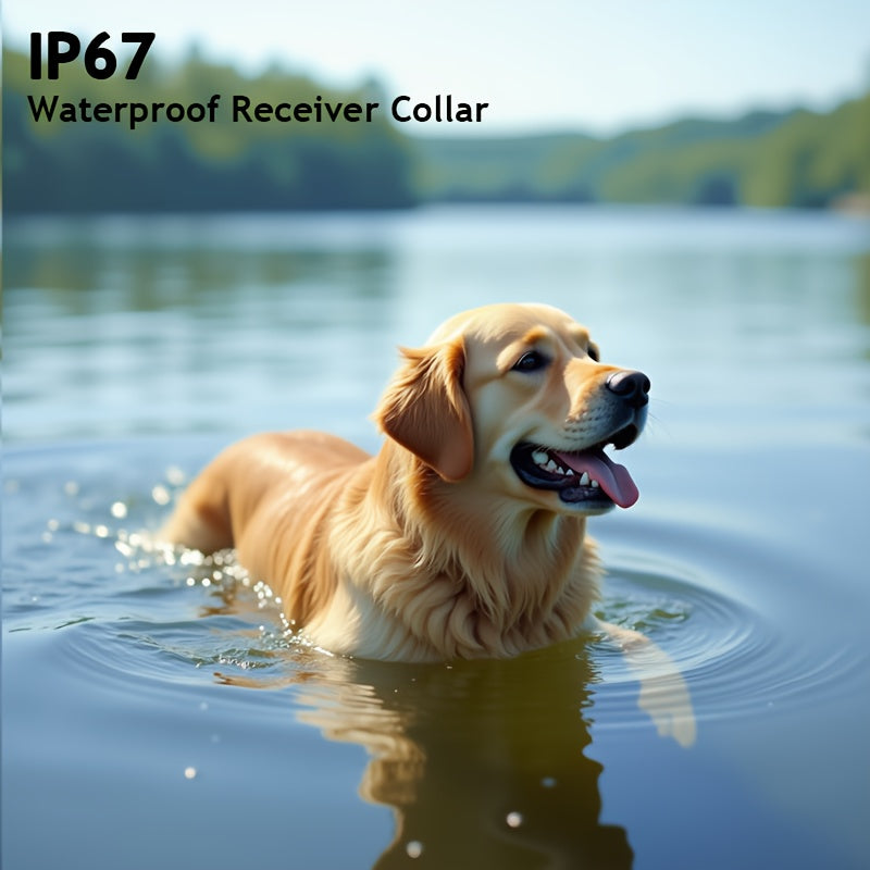 Electronic Dog Training Collar With Remote Waterproof Rechargeable Device