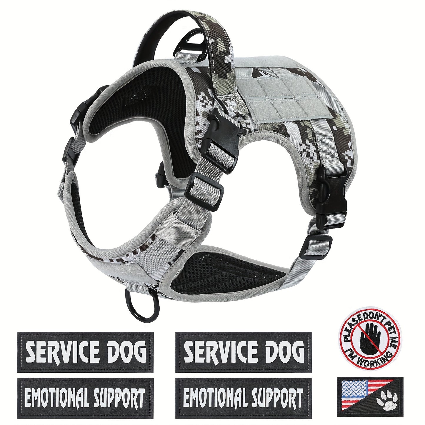 Tactical Pet Chest Harness for Ultimate Comfort and Control