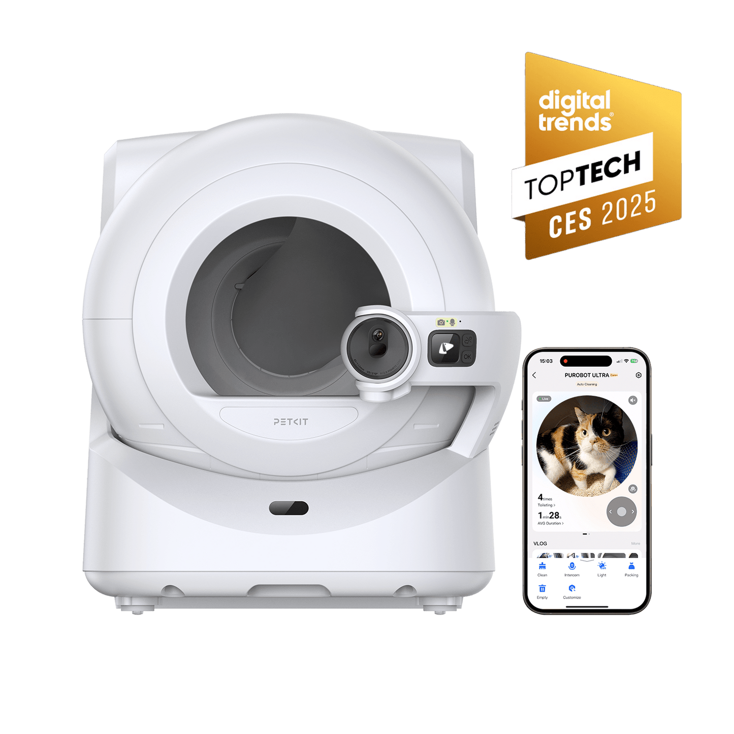 PETKIT 2025 New PUROBOT MAX PRO Ultra Self-Packing Cat Box