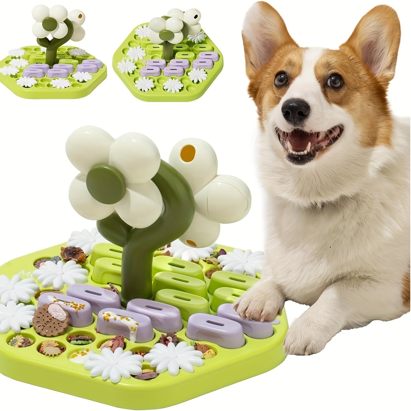 Mewoofan Interactive Dog Puzzle Toy Slow Feeder IQ Trainer