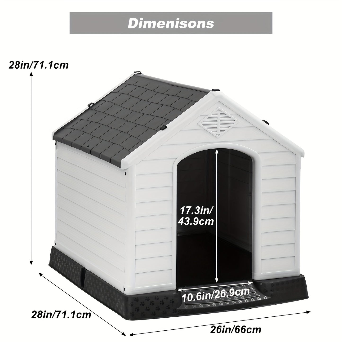 Durable Waterproof Dog Shelter for Outdoor Comfort and Protection