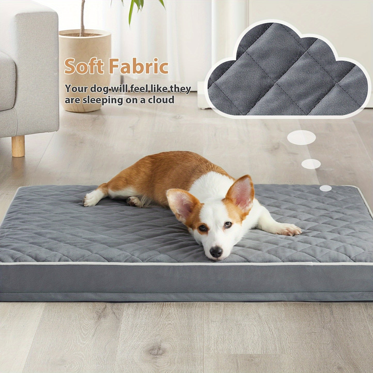 Extra Large Waterproof XL Pet Bed with Anti-Slip Bottom