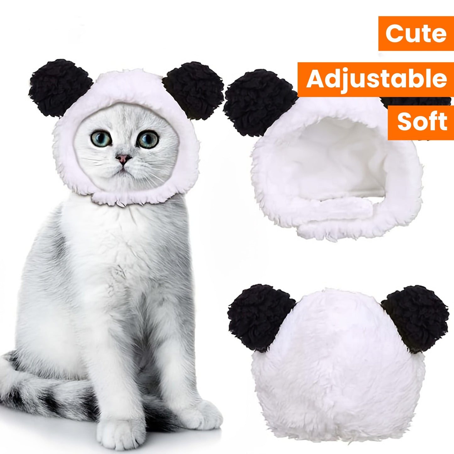 Cute Cat Costume Bear Hats for Pets Holiday Headwear
