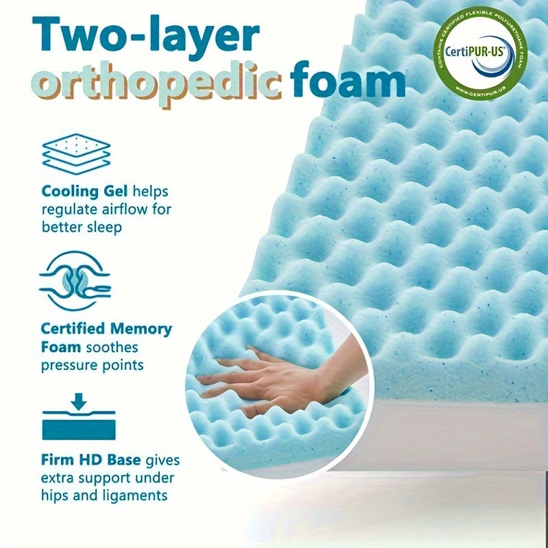 Orthopedic Dog Bed with Gel Memory Foam & High Quality Liner