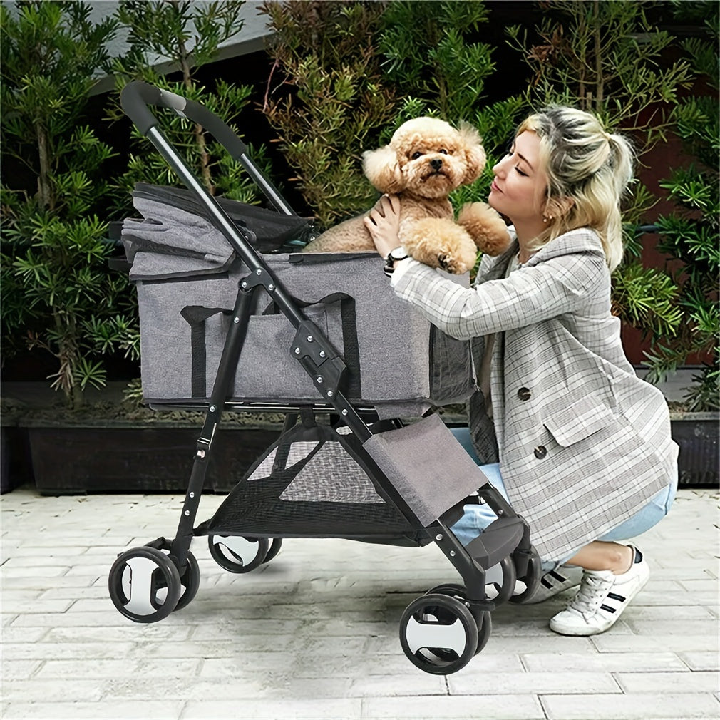 Wisfor Pet Stroller | Foldable Carrier For Dog Travel