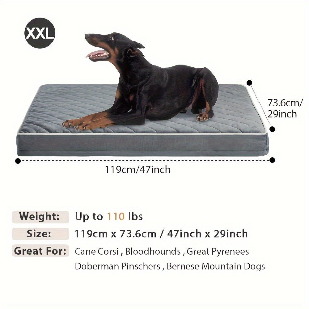 Extra Large Waterproof XL Pet Bed with Anti-Slip Bottom