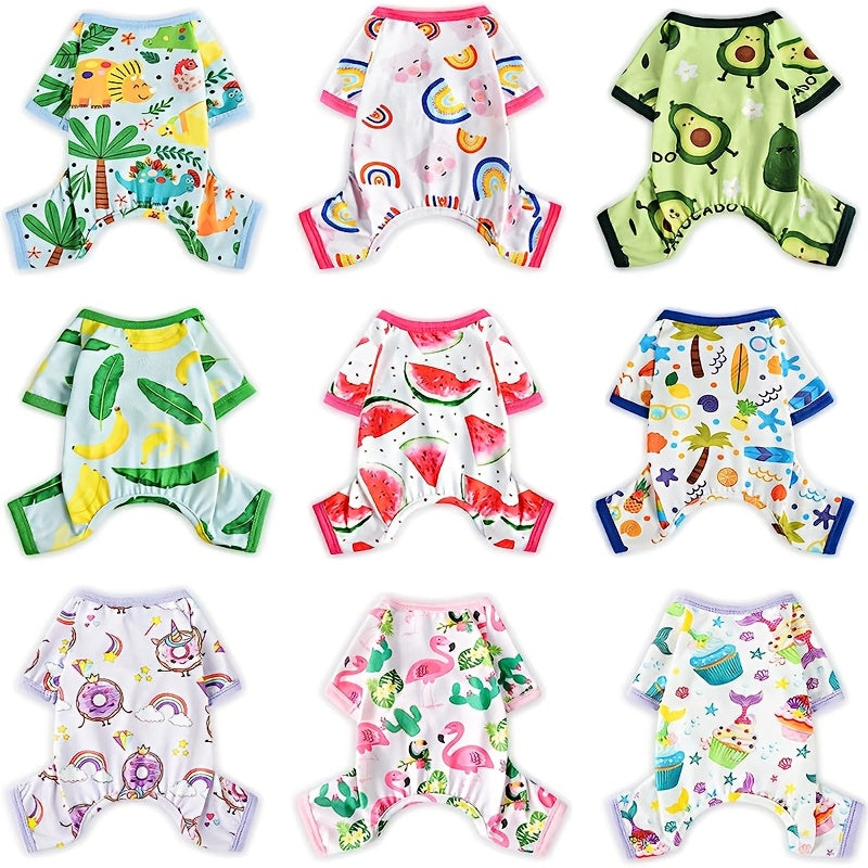 Cute Comfy Dog Pajamas for Small to Medium Breeds