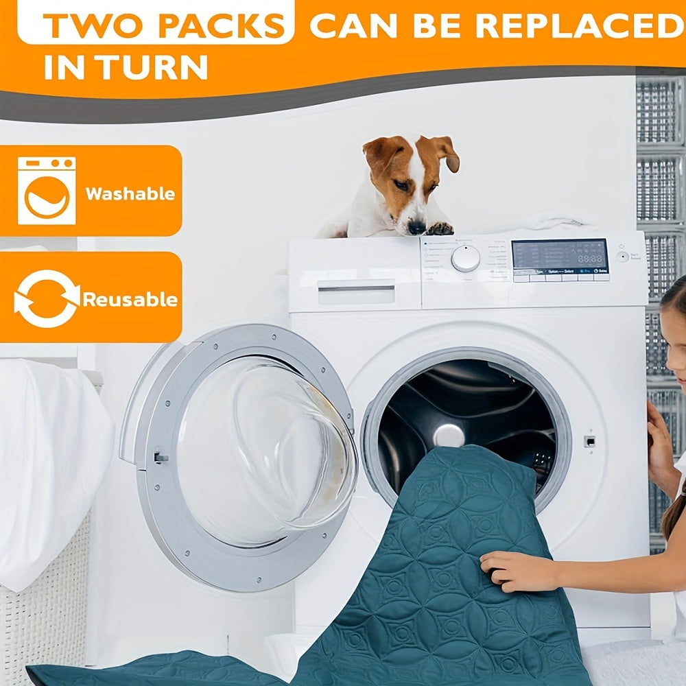 2 Packs LOOBANI 82x62in Extra Large Washable Dog Bed