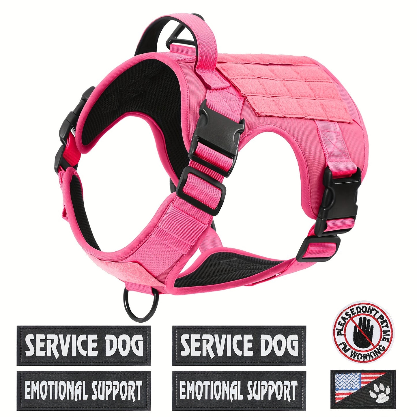 Tactical Pet Chest Harness for Ultimate Comfort and Control