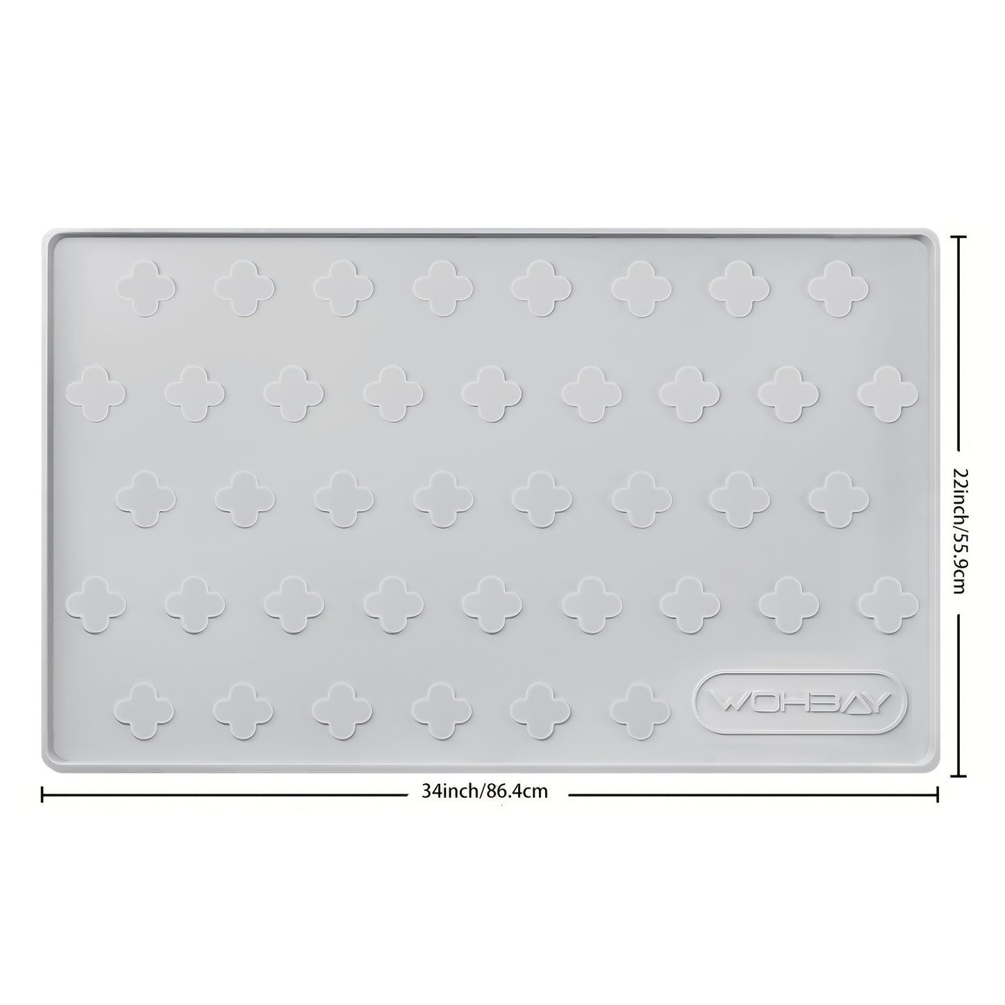 Silicone Cat Mat 3-in-1 Washable Non-Slip XXL Food Mat