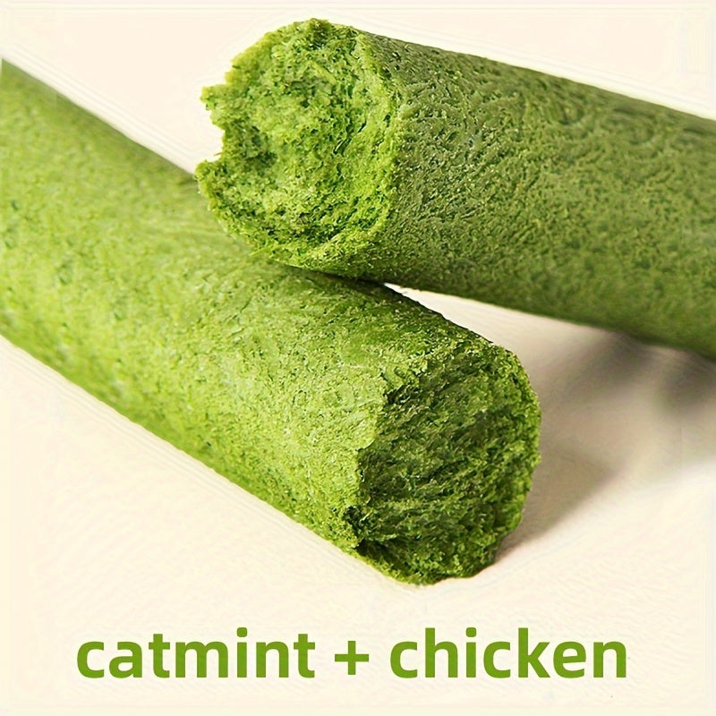 Freeze-Dried Catgrass Stick 30 Roots Instant Cat Snack